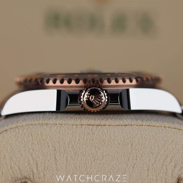 2021 ROLEX GMT-MASTER II TWO TONE ROSE GOLD AND STEEL 'ROOT BEER' 40MM 126711CHNR