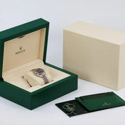 2021 ROLEX DATEJUST TWO TONE ROSE GOLD AND STEEL CHOCOLATE DIAL 28MM 279171