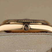 2019 ROLEX DAY-DATE YELLOW GOLD BAGUETTE MARKERS BLACK DIAL 40MM 228238