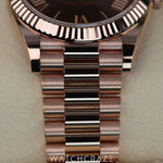 2022 ROLEX DAY-DATE ROSE GOLD CHOCOLATE DIAL 40MM 228235