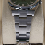 2024 ROLEX OYSTER PERPETUAL GREEN DIAL STAINLESS STEEL 41MM 124300