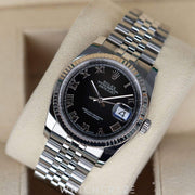 2017 ROLEX DATEJUST BLACK DIAL 36MM 116234