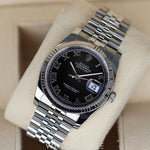 2017 ROLEX DATEJUST BLACK DIAL 36MM 116234