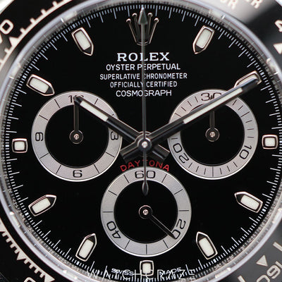 2020 ROLEX DAYTONA COSMOGRAPH BLACK DIAL 40MM 116500LN