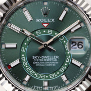 2024 ROLEX SKY-DWELLER GREEN DIAL 42MM 336934