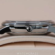 2023 OMEGA PRESTIGE STEEL BLUE DIAL 36.8MM 424.10.37.20.03.002