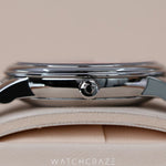 2023 OMEGA PRESTIGE STEEL BLUE DIAL 36.8MM 424.10.37.20.03.002