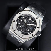 2010 AUDEMARS PIGUET ROYAL OAK OFFSHORE BLACK DIAL 42MM 15703ST.OO.A002CA.01