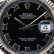 2017 ROLEX DATEJUST BLACK DIAL 36MM 116234