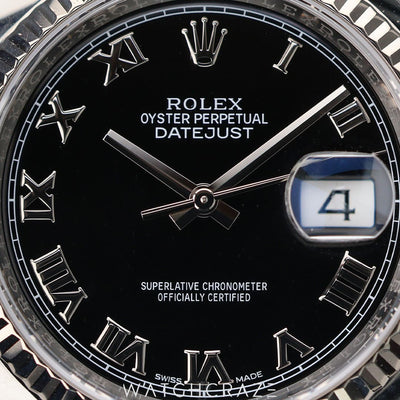 2017 ROLEX DATEJUST BLACK DIAL 36MM 116234