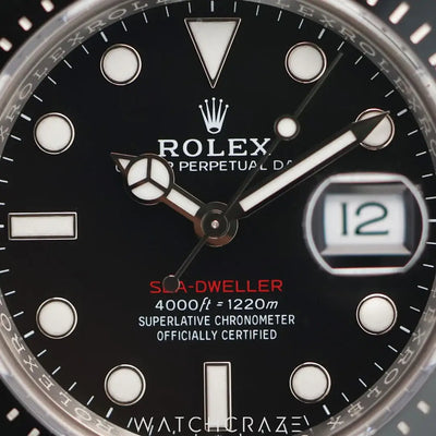 2019 ROLEX SEA-DWELLER BLACK DIAL 43MM 126600