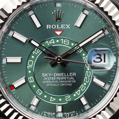2024 ROLEX SKY-DWELLER GREEN DIAL 42MM 336934