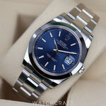 2024 ROLEX DATEJUST BLUE DIAL 41MM 126300