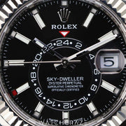 2022 ROLEX SKY-DWELLER BLACK DIAL 42MM 336934 STAINLESS STEEL