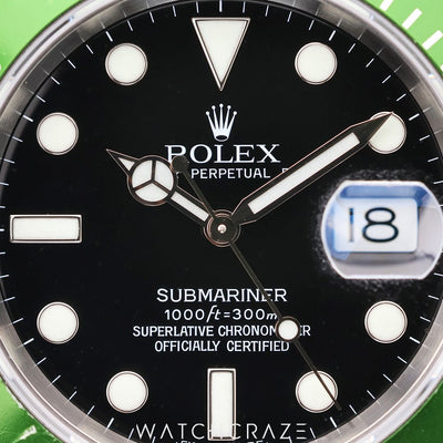 2005 ROLEX SUBMARINER BLACK DIAL 'KERMIT' 16610LV
