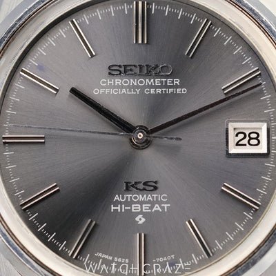 SEIKO KING HI-BEAT CHRONOMETER BLACK DIAL 36MM 4006-7012