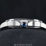 2019 CARTIER SANTOS DE CARTIER MEDIUM STAINESS STEEL WSSA0010