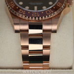 2021 ROLEX GMT-MASTER II ROSE GOLD 'ROOTBEER' 40MM 126715CHNR