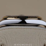 2024 ROLEX DATEJUST TWO TONE GOLD AND STEEL BLACK DIAL 41MM 126333