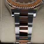2020 ROLEX YACHT-MASTER TWO TONE ROSE GOLD AND STEEL CHOCOLATE DIAL 37MM 268621