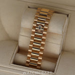 2019 ROLEX DAY-DATE YELLOW GOLD BAGUETTE MARKERS BLACK DIAL 40MM 228238