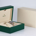 2024 ROLEX DATEJUST TWO TONE GOLD AND STEEL BLACK DIAL 41MM 126333