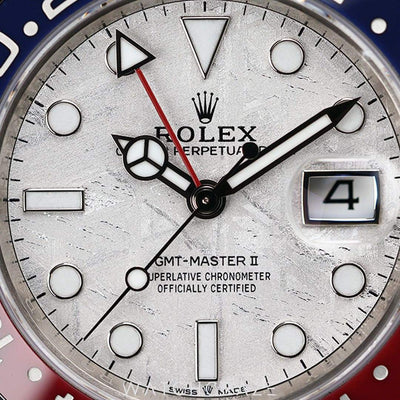 2022 ROLEX GMT MASTER II METEORITE DIAL 40MM 126719BLRO