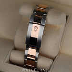 2024 ROLEX DATEJUST TWO TONE ROSE GOLD AND STEEL GREY DIAL 36MM 126231