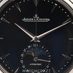 2017 JAEGER LE-COULTRE MASTER ULTRA THIN MOONPHASE BLACK DIAL 39MM Q1368470