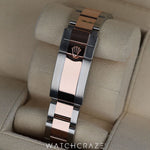 2020 ROLEX YACHT-MASTER TWO TONE ROSE GOLD AND STEEL CHOCOLATE DIAL 37MM 268621