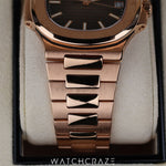 2016 PATEK PHILIPPE NAUTILUS ROSE GOLD 40MM 5711/1R-001