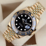2023 ROLEX GMT MASTER II YELLOW GOLD 40MM 126718GRNR