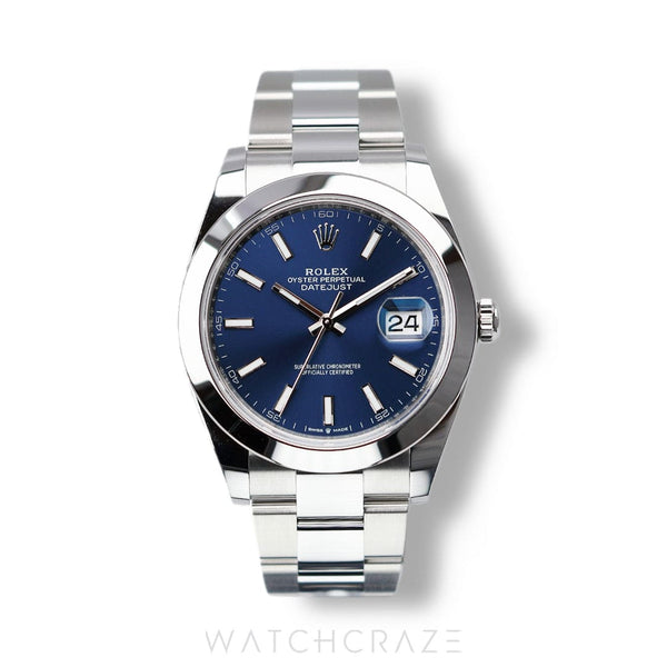 2024 ROLEX DATEJUST BLUE DIAL 41MM 126300