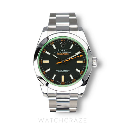 ROLEX MILGAUSS OYSTERSTEEL 40MM 116400GV