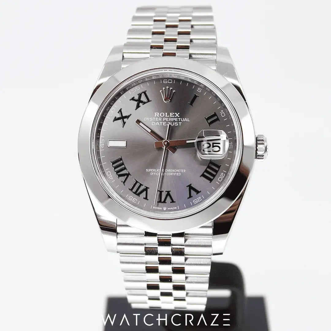 2023 ROLEX DATEJUST WIMBELDON SMOOTH JUBILEE 41MM 126300