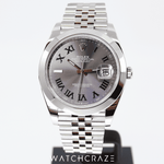 2023 ROLEX DATEJUST WIMBELDON SMOOTH JUBILEE 41MM 126300