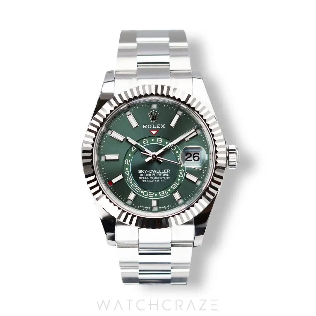 2024 ROLEX SKY-DWELLER GREEN DIAL 42MM 336934