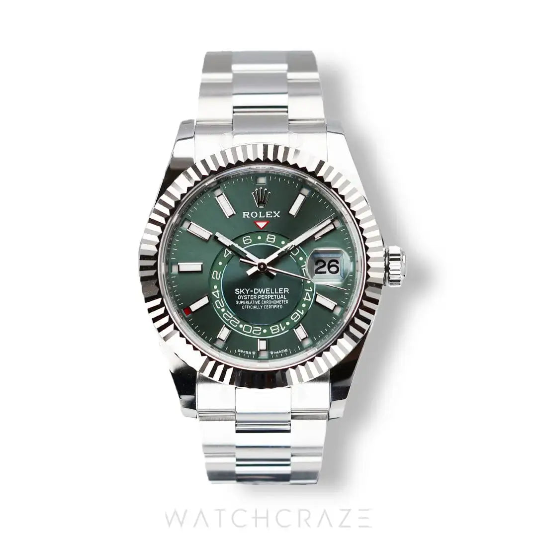 2024 ROLEX SKY-DWELLER GREEN DIAL 42MM 336934