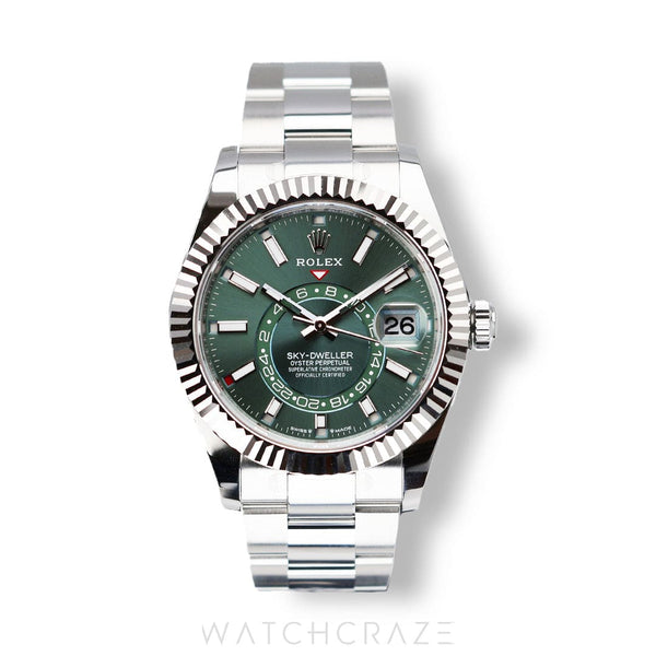 2024 ROLEX SKY-DWELLER GREEN DIAL 42MM  336934