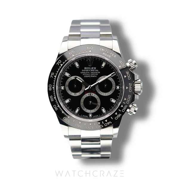 2021 ROLEX DAYTONA COSMOGRAPH BLACK DIAL 40MM 116500LN