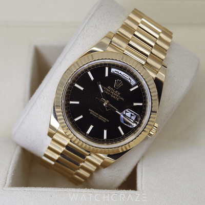 2021 ROLEX DAY-DATE 40 YELLOW GOLD ARABIC DIAL 228238