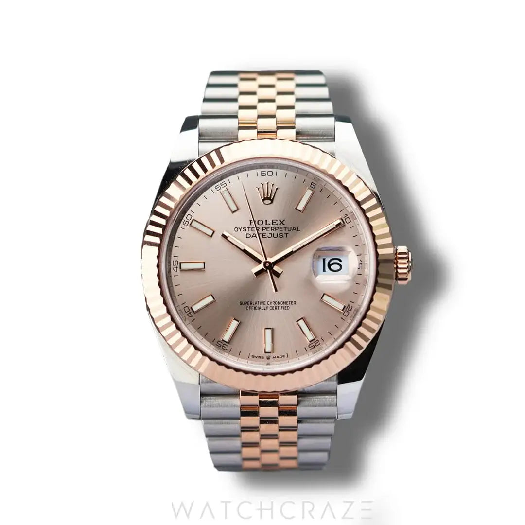 2024 ROLEX DATEJUST TWO-TONE SUNDUST 41MM 126331