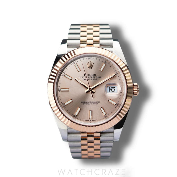 2024 ROLEX DATEJUST TWO-TONE SUNDUST 41MM 126331