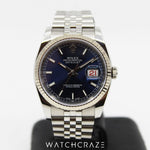 2018 ROLEX DATEJUST BLUE 36MM 116234
