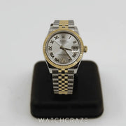 2020 ROLEX DATEJUST 31MM TWO-TONE SILVER DIAL 278273
