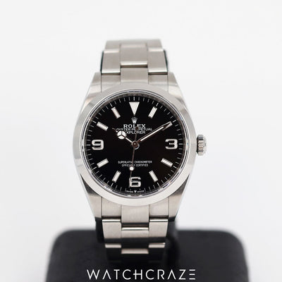 2023 ROLEX EXPLORER BLACK DIAL 36MM 124270