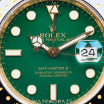2009 ROLEX GMT MASTER II GREEN DIAL 40MM 116718LN