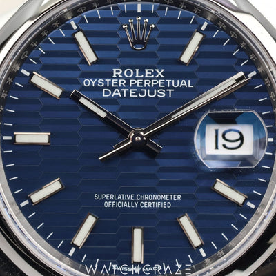 2023 ROLEX DATEJUST BLUE DIAL 36MM 126200