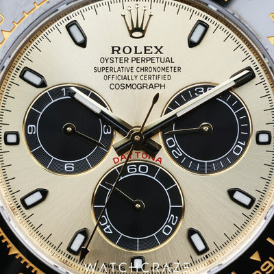2022 ROLEX DAYTONA COSMOGRAPH CHAMPAGNE DIAL 40MM 116518LN