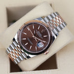 2024 ROLEX DATEJUST TWO TONE ROSE GOLD AND STEEL 36MM 126231